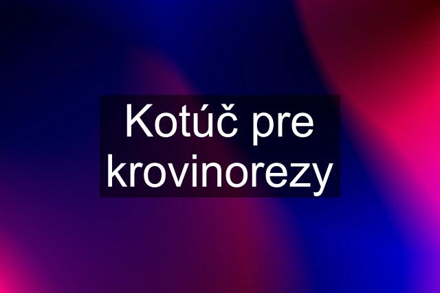 Kotúč pre krovinorezy