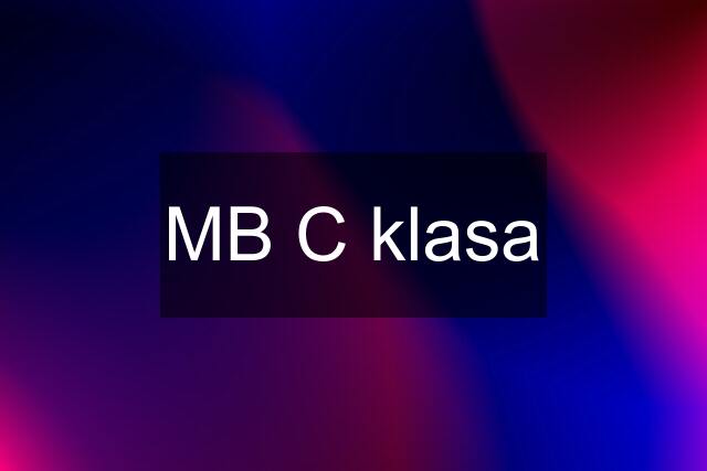 MB C klasa