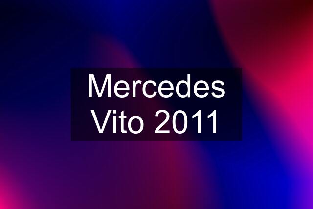 Mercedes Vito 2011