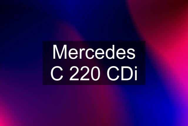 Mercedes C 220 CDi