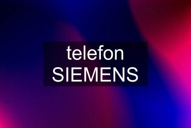 telefon SIEMENS