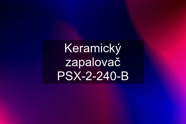 Keramický zapalovač PSX-2-240-B