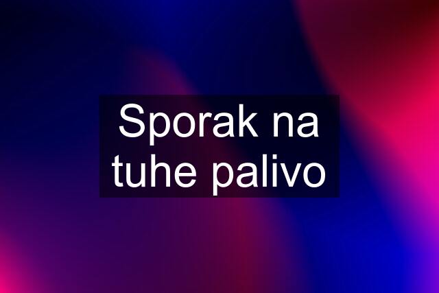 Sporak na tuhe palivo