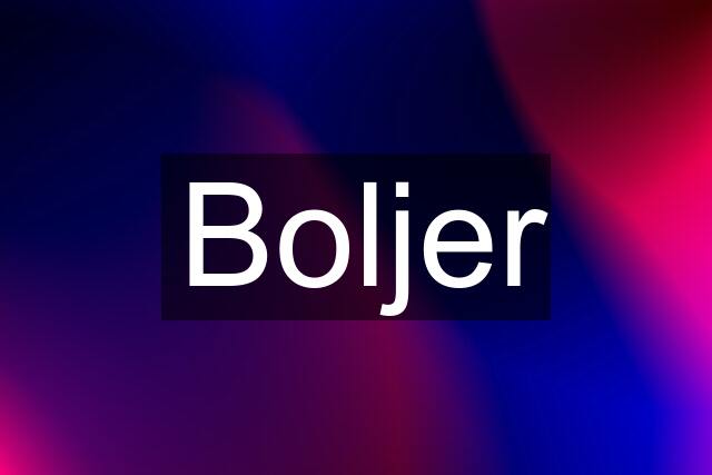 Boljer