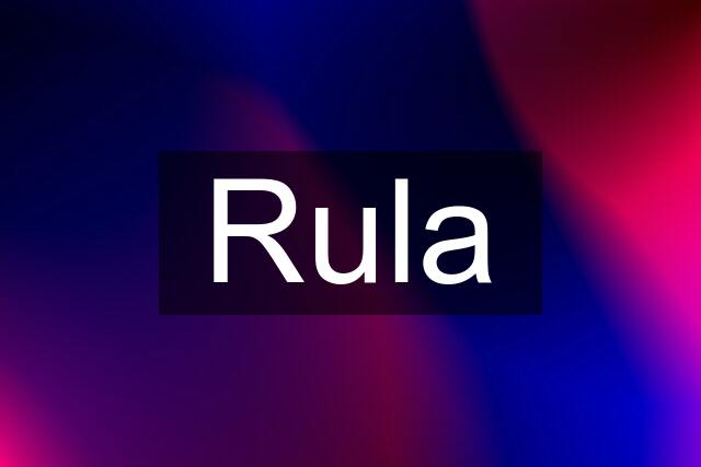 Rula