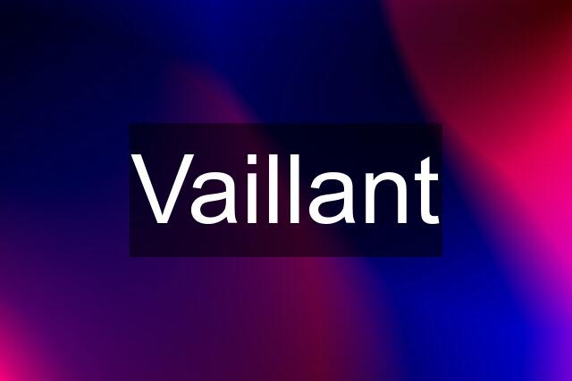 Vaillant