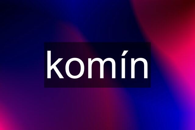 komín