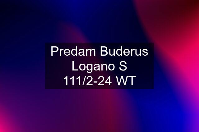 Predam Buderus Logano S 111/2-24 WT