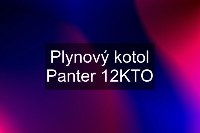 Plynový kotol Panter 12KTO