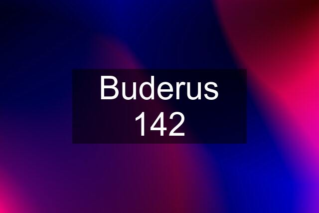 Buderus 142