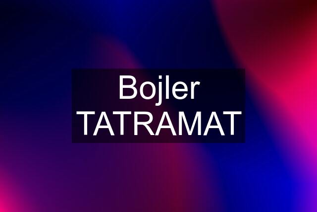 Bojler TATRAMAT