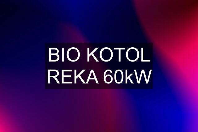 BIO KOTOL REKA 60kW