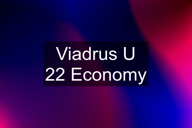 Viadrus U 22 Economy