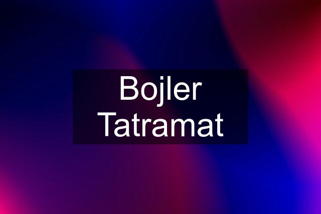 Bojler Tatramat